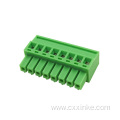 3.81MM side vertical plug-in terminal socket plug